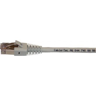 Super Flex EDV Patchkabel Kat.5e, FRNC / LSOH (HF), grau