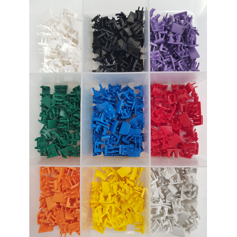 9 Farben Box à 50 Stk