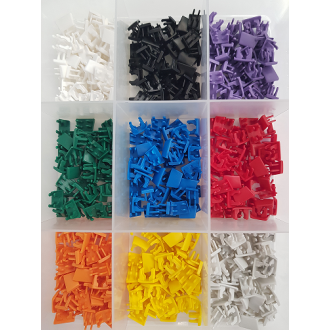 9 Farben Box à 50 Stk