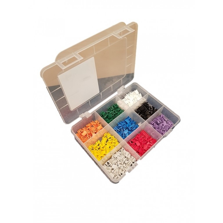 9 Farben Box à 50 Stk