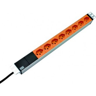 PDU 19" 8xTyp 13 orange 1HE