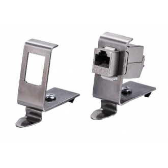 Hutschienen-Adapter unbestückt, für 1 Keystone