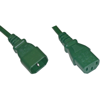 CH-Apparate-Netzkabel T12 auf C13, Schwarz