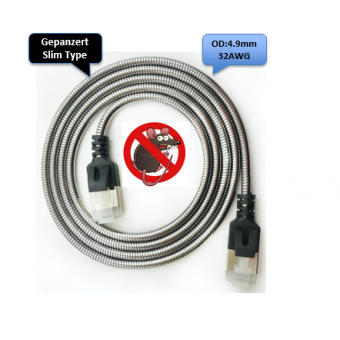Slim Patchkabel Armiert Anti-Nagetier