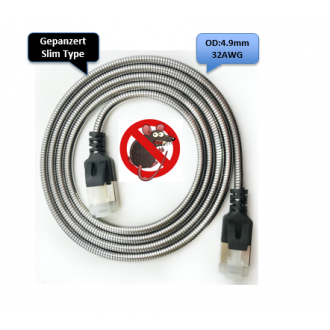 Slim Patchkabel Armiert Anti-Nagetier