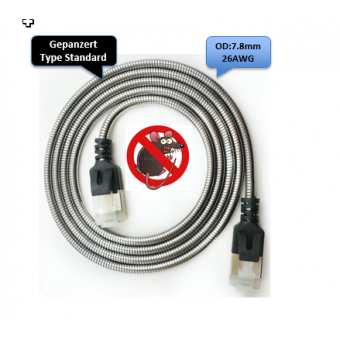 Patchkabel Armiert Anti-Nagetier