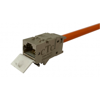 CTC Kat. 6A Jack Modul Keystone geschirmt 180°