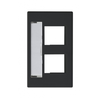 FLF Anschlussdose weiss mit Beschriftungsstreifen