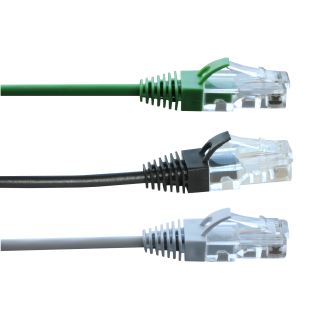 Superflex Patchkabel RJ45-RJ45 Kat. 6a, verriegelbar, beidseitig