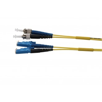 Duplex E2000 APC - ST PC, SM, 9/125μm