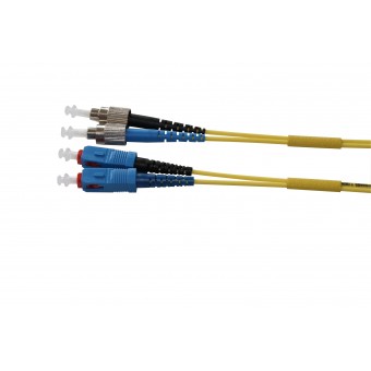 Duplex SC PC-ST PC, SM, 9/125μm, Fig. 8
