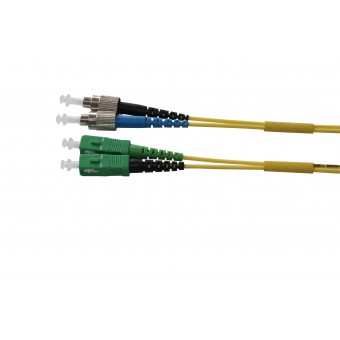 Duplex SC APC-ST PC, SM, 9/125μm, Fig. 8