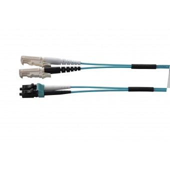 Duplex E2000-LC, MM, OM3, Fig. 8