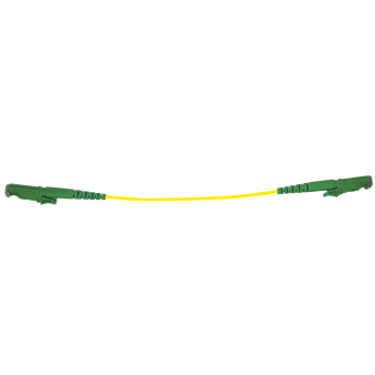 E2000 APC - E2000 APC, 9/125μm, gelb / grün