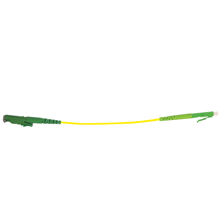 Simplex E2000 APC-LC APC, 9/125μm, gelb / grün