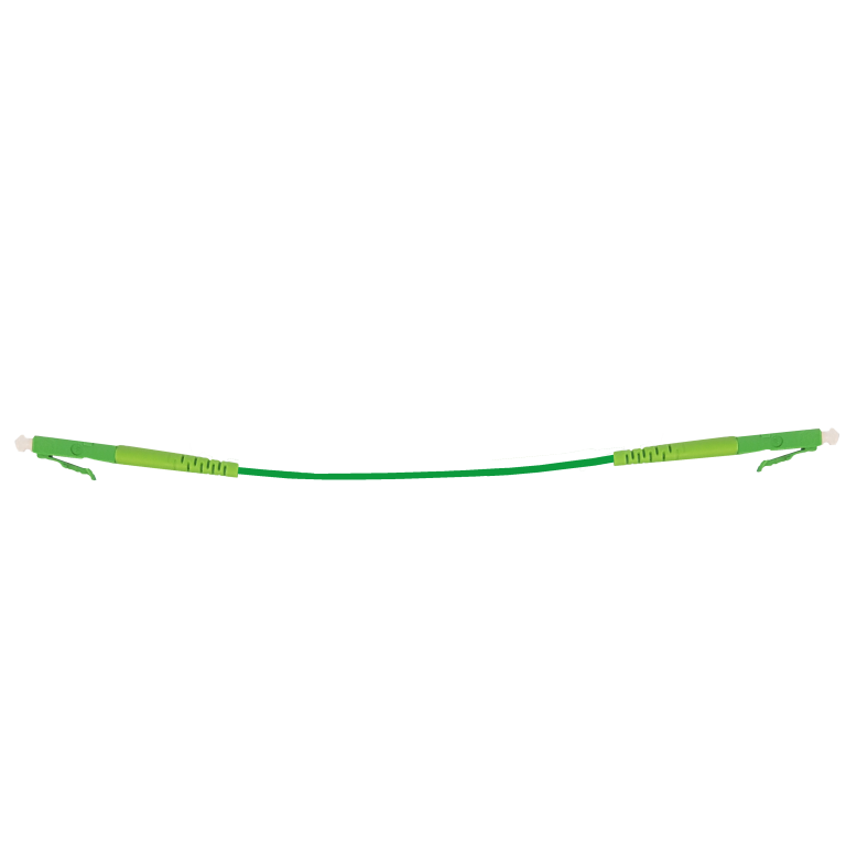 Simplex LC APC-LC APC, 9/125μm, gelb / grün
