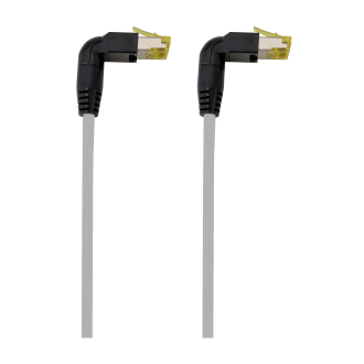 Patchkabel RJ45 90°- RJ45 90° Kat. 6a. Variante 2