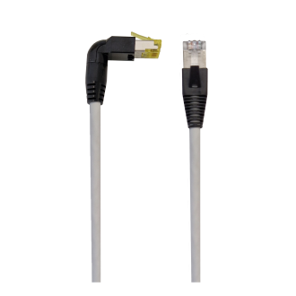 Patchkabel RJ45 90°- RJ45 180° Kat. 6a. Variante 2