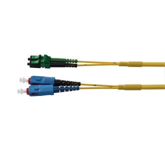 Duplex LC APC - SC UPC, SM, 9/125μm