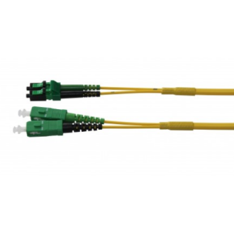 Duplex LC APC - SC APC, SM, 9/125μm