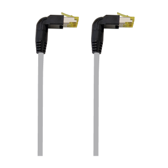 Patchkabel RJ45 90°- RJ45 90° Kat. 6a. Variante 2