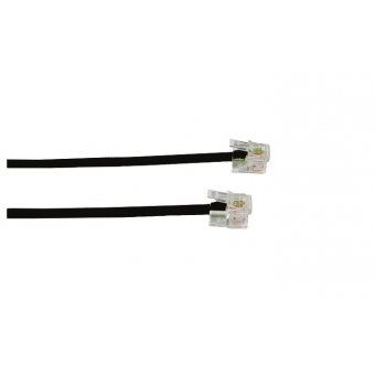 RJ11 - RJ11 (6/4), Kabel rund