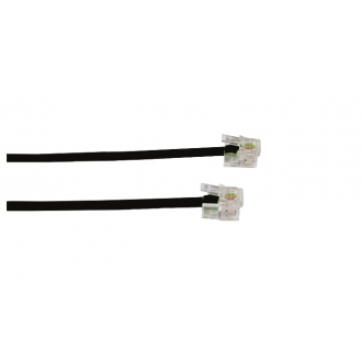 RJ11 - RJ11 (6/4), Kabel flach