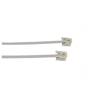 RJ11 - RJ11 (6/4), Kabel rund