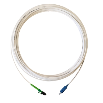FTTH Patchkabel LC APC - LC UPC Simplex gehärteter Mantel