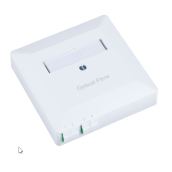 FTTH AP Dose 4x LC APC ohne Pigtail