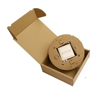 FTTH UP 4 fach vorkonfektioniert in Kartonverpackung zum Abrollen