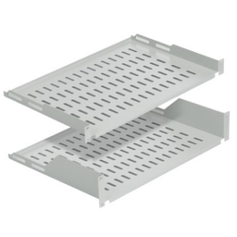 19" 2HE Fachboden Tiefe 550mm