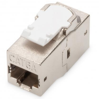 RJ-45 Kupplung, Keystone, geschirmt, Kat. 6A