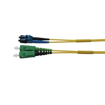 Duplex LC UPC - SC APC, SM, 9/125μm