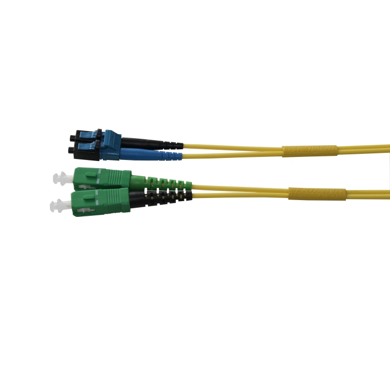 Duplex LC UPC - SC APC, SM, 9/125μm