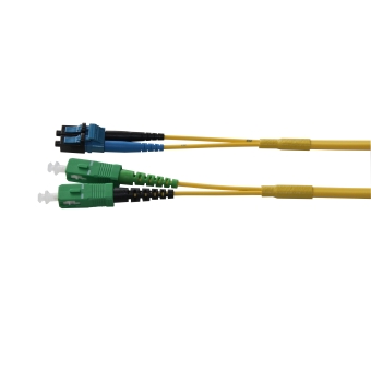 Duplex LC UPC - SC APC, SM, 9/125μm