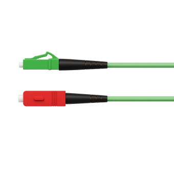 Simplex Patchkabel LC APC - SC UPC Rot