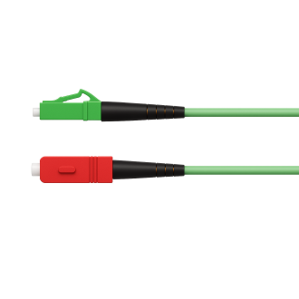 Simplex Patchkabel LC APC - SC UPC Rot