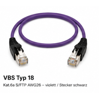 VBS Patchkabel Kat. 6a geschirmt