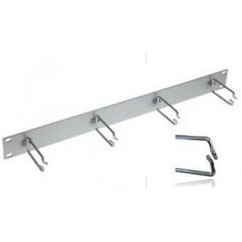 19" Rangierpanel mit 4 Bügeln