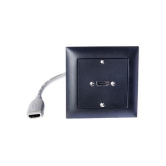 UP HDMI/Peitsche, schwarz